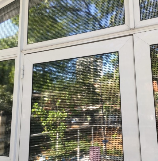 Solução simples evita choque       de pássaros contra os vidros